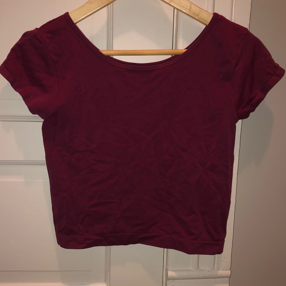 Cropped tight top